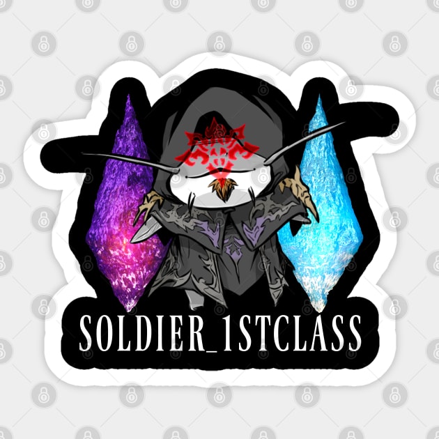 Full Logo, Glyph, SAM Back Sticker by Soldier_1stClass